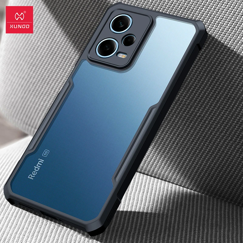 Xundd Case For Redmi Note 12 Pro Note 12 Pro+ Plus 12 4G 5G 12 Turbo Case Airbag Shockproof Shell Back Pattern Clear Phone Cover