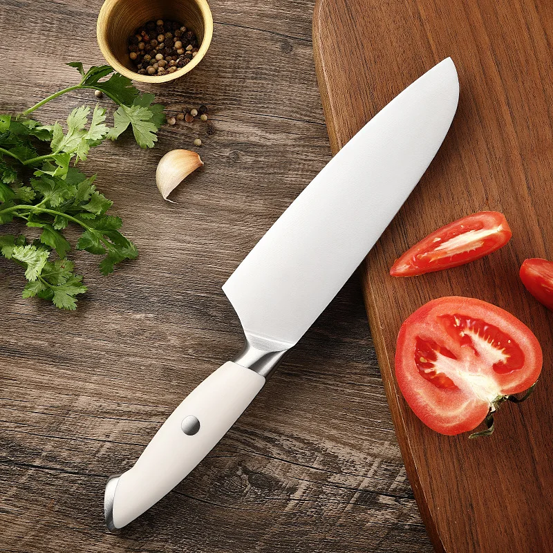 Topfeel Professional Chef Knife Set Sharp Knife, German High Carbon  Stainless Steel Kitchen Knife Set 3 PCS-8 Chefs Knife &7 Santoku Knife&5