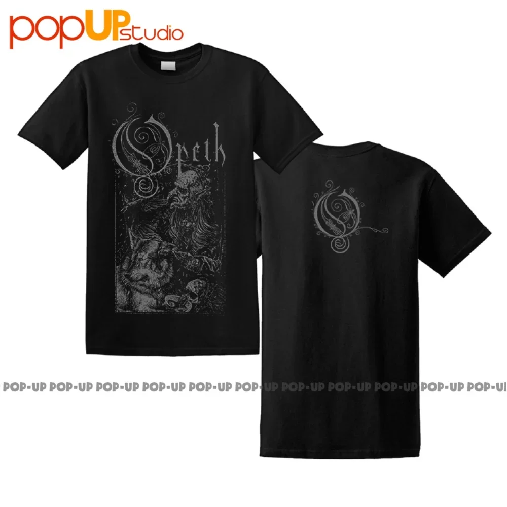 Camiseta Unisex Opeth - Color Negro, Tejido Cómodo De Punto Liso, Ideal Para Fans Del Metal
