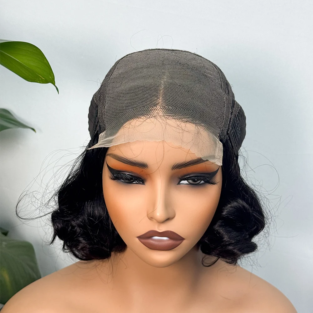 330% Demnsity 5x5 Lace Loose Bouncy Human Hair Wigs Loose Bouncy Curly Closure Human Hair Colorful Double Drawn Wig for Woman