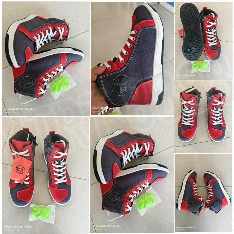 Motorcycle Boots Motos Riders Protective Boots Waterproof Non-slip Motocross Mountain Racing Shoes Casual Shoes