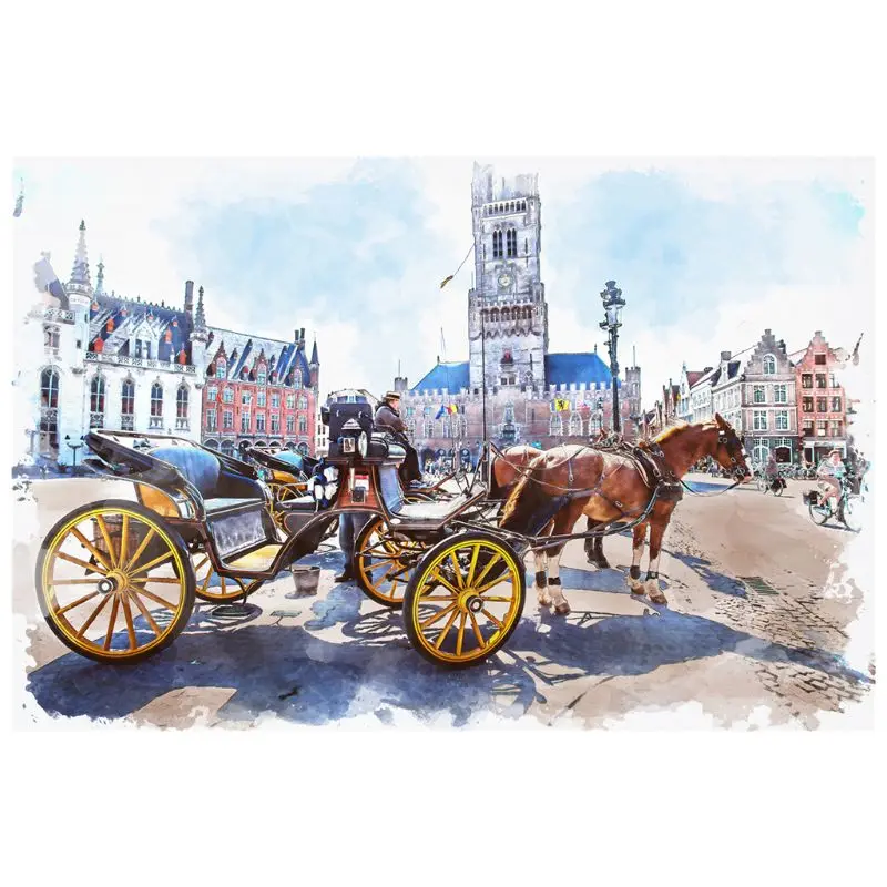 Pieces Landscape Picture Competation Puzzle Adult for Play Toy Games Dropship adult puzzle 1000 pieces austria scenery spring town adult relaxation puzzle parent child gift home decorational picture