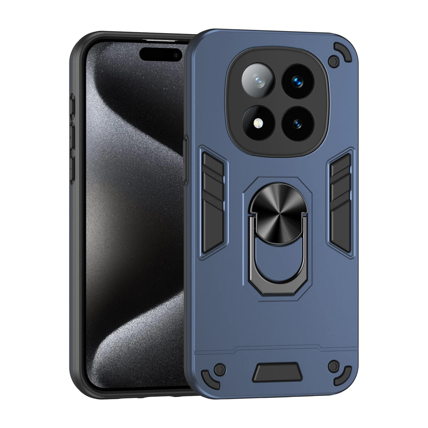 Military Grade Shockproof Protective Case with Ring Stand Holder