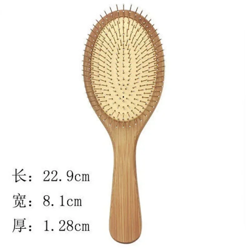Wooden Steel Needle Air Cushion Comb Hair Brush Pin Hairbrush Scalp Massage Improve Hair Health Wood Paddle Detangling Comb images - 6
