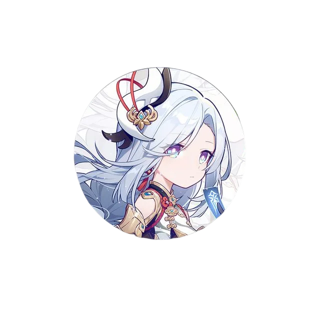 58mm Game Genshin Impact Brooch Pins Anime Badge Cosplay Ganyu Xiao Zhongli  Accessories For Clothes Backpack Decoration Gift Shenhe