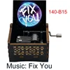 Fix You Wooden Handed Music Box British Famous Band Song Special Musical Gift for Fans Wife Fiancee Birthday Boutique Ornaments 6