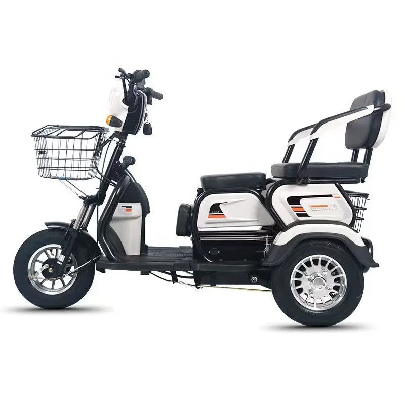 High-quality Pedal Tricycle City Electric Leisure Short Distance Travel HAMA 60V Triciclo Electrico De 2 Puertas Para 4 Plazas