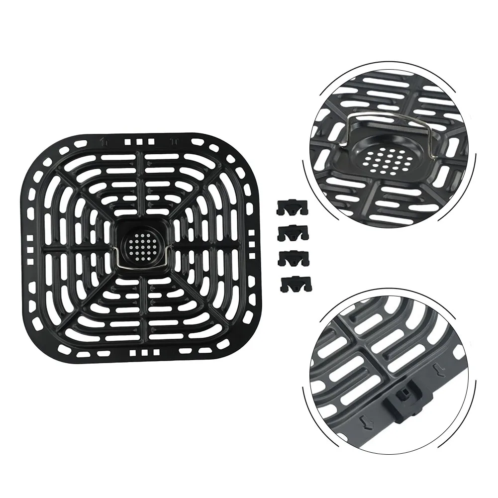 Pies de silicona para freír para comedor y Bar, pequeños electrodomésticos, accesorio de hoja de vapor, freidora de aire