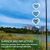 Heart Wind Chime 3D Metal Heart Wind Spinner Hanging Rotatable Heart Wind Spinner Love Spinner For Garden Hanging Ornament 6