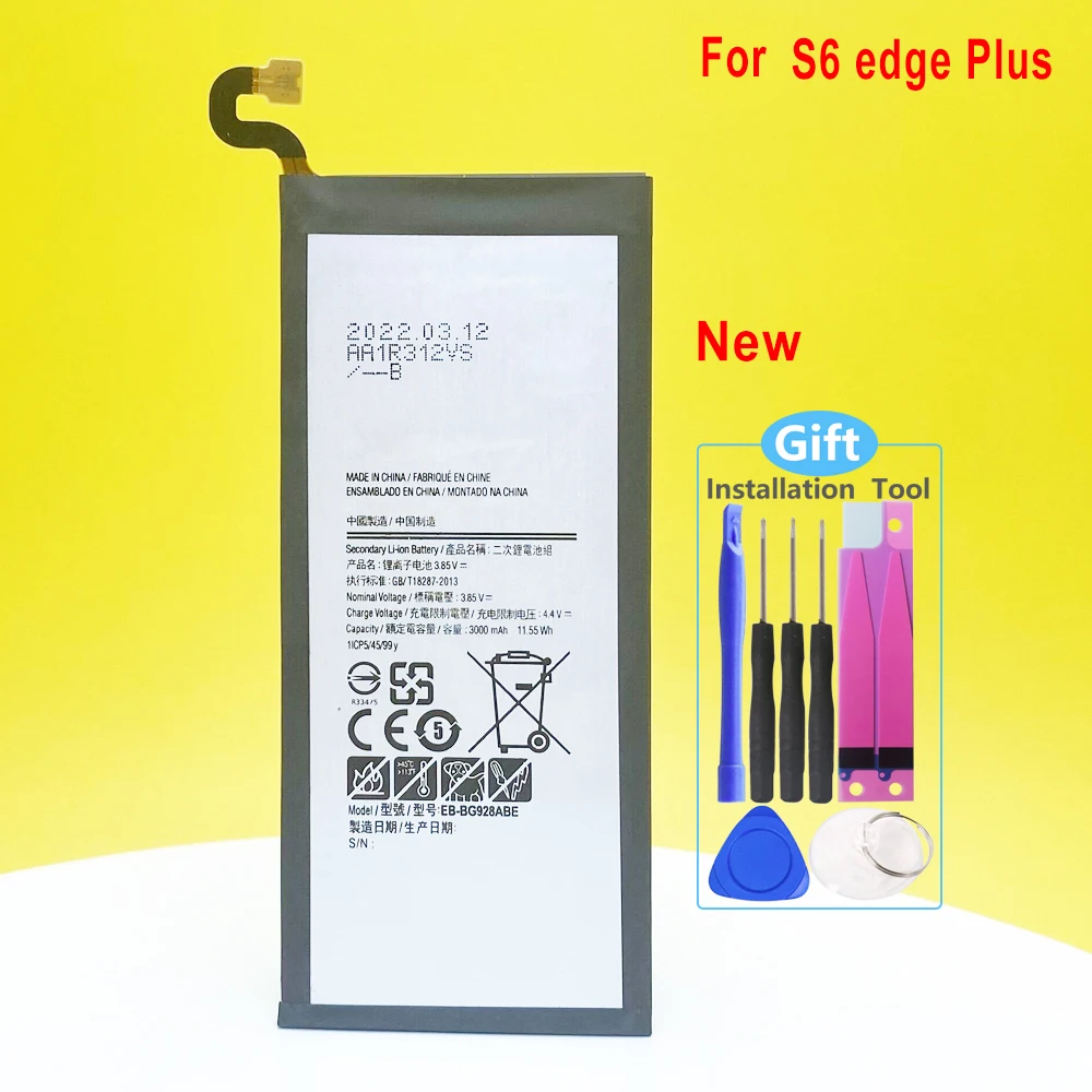 

Новый EB-BG928ABE Аккумулятор для S6 edge Plus SM-G9280 G928P G928F G928V G9280 G9287 S6edge + телефон