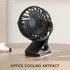 Rechargeable Fan 720° Rotating Hanging Clip Fan with Nightlight for Easy Portability Office Bedroom Dormitory Outdoor Small Fan 3