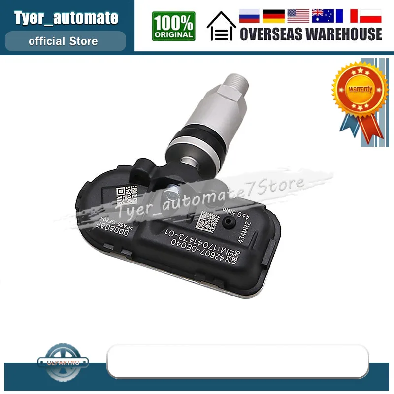 TPMS Ÿ̾ з ͸ , 2021 2022 Ÿ ̷ ÿ, 434MHz, 42607-0E040, 426070E040