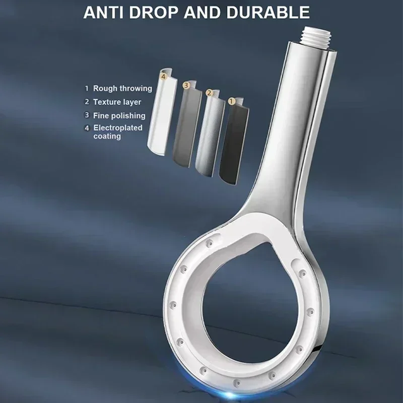 Bathroom Shower Head Pressurized Hand-held Large Panel Accessories Bathing Tool