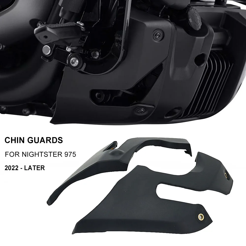 

Черный передний нижний спойлер для Nightster RH975, брызговик для Harley Nightster 975 RH975 2022 2023
