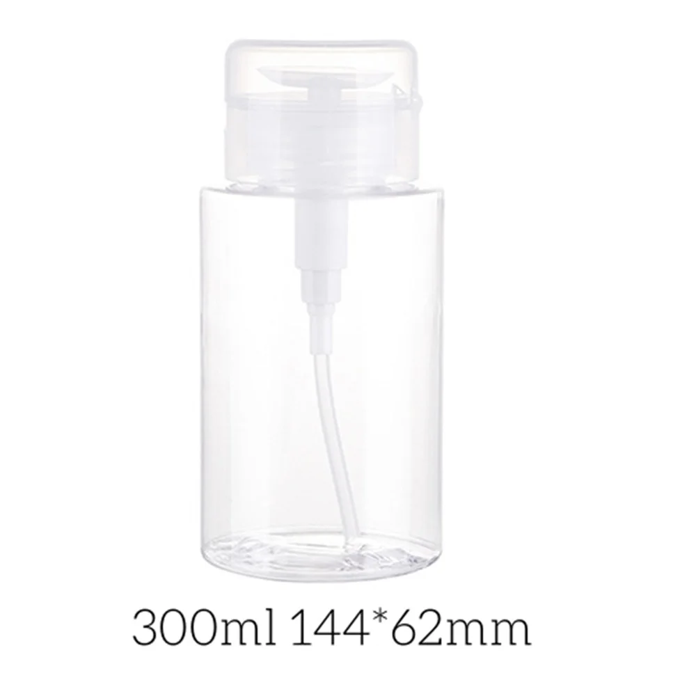 Refillable Push-Top Pump Dispenser Bottles for Cosmetics and Nail Polish Remover