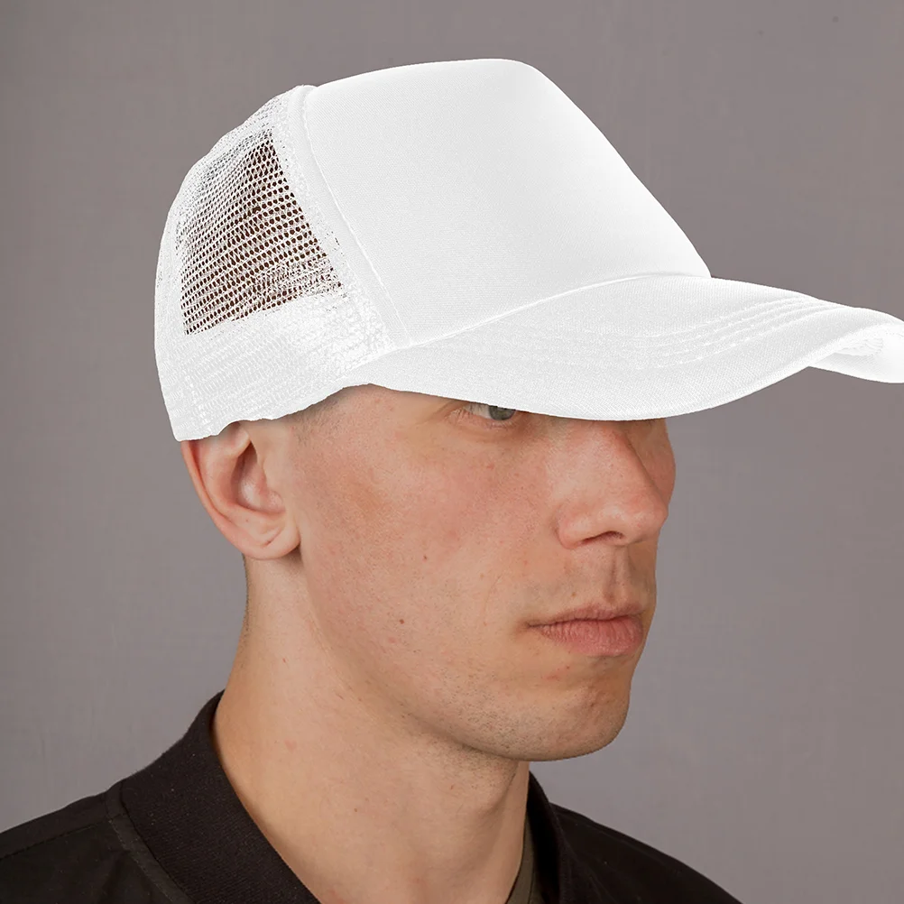 Sublimated Baseball Cap Blank Sublimation Hats Heat Transfer Trucker Mesh  Caps Men - AliExpress