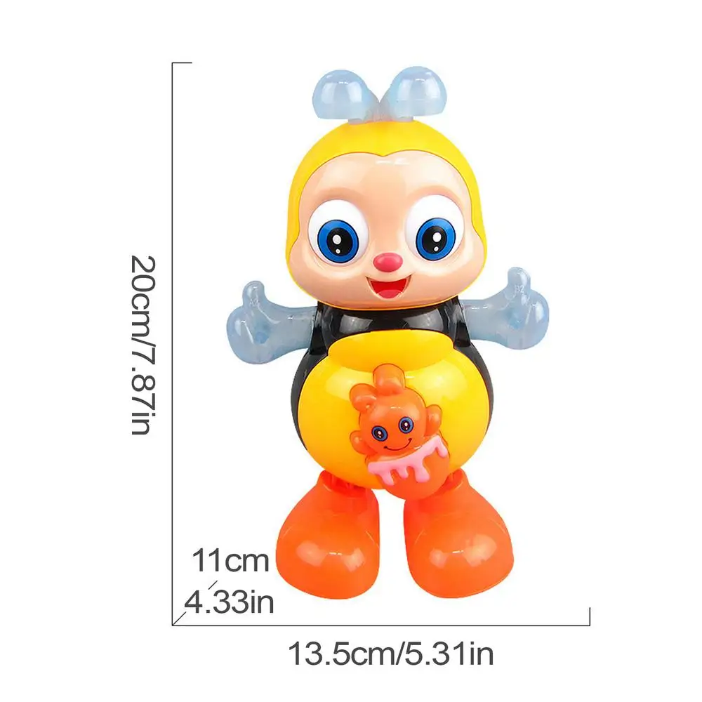 踊る赤ちゃんのおもちゃ ライトアップ ミュージカル 学習蜂 教育的感覚的楽しい歌うおもちゃ 子供用 男の子 女の子 誕生日 クリスマス イースター