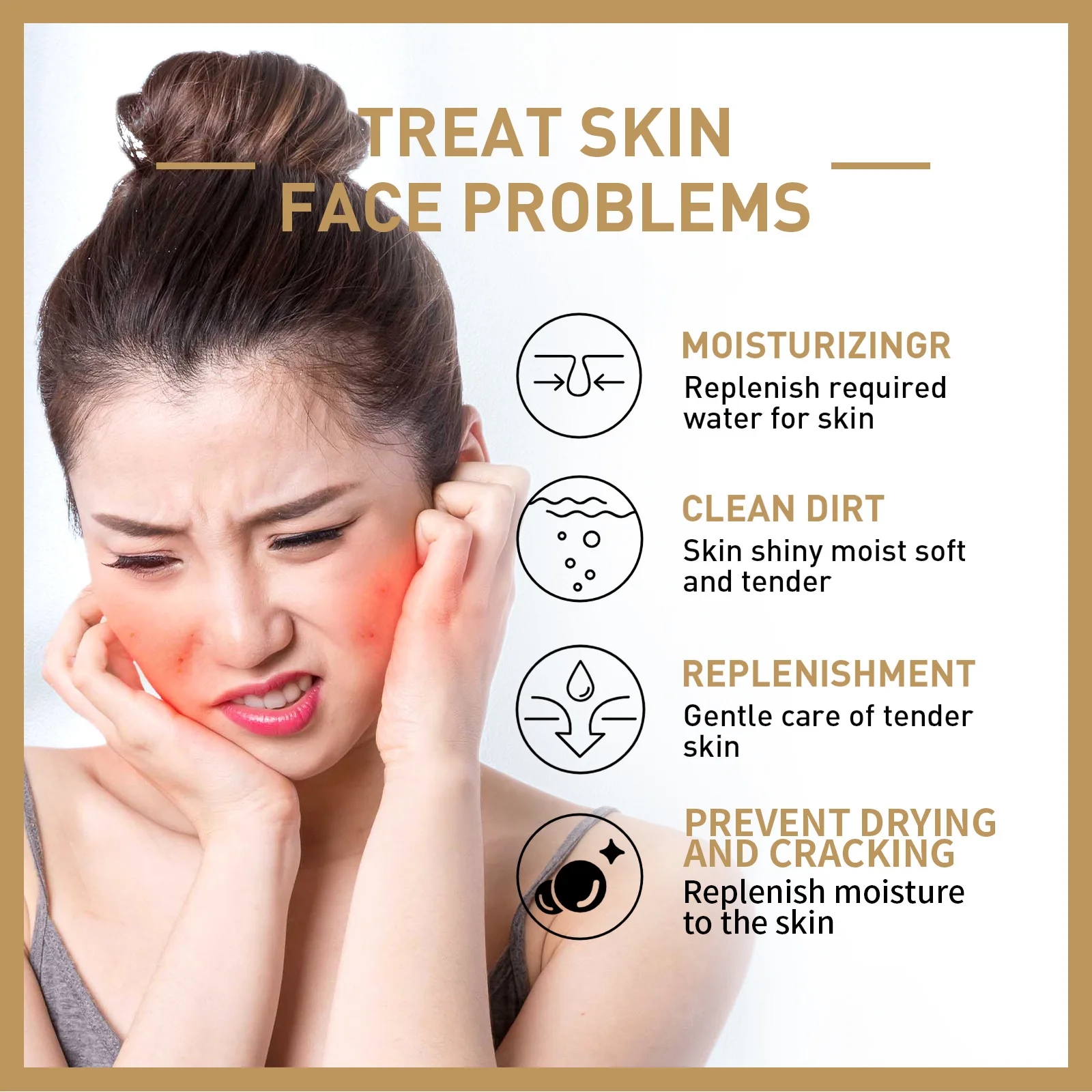 EELHOE Rice Toner for Face Brightening Serum Oil Control Moisturizing Facial Smooth Sensitive Skin Care Pore Shrinking Essence 5