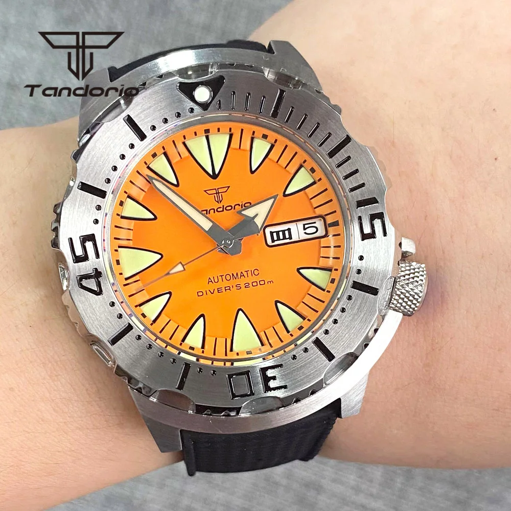 TandorioNH36AMonster42mm20BarDiveAutomaticWatchforMenLuminous