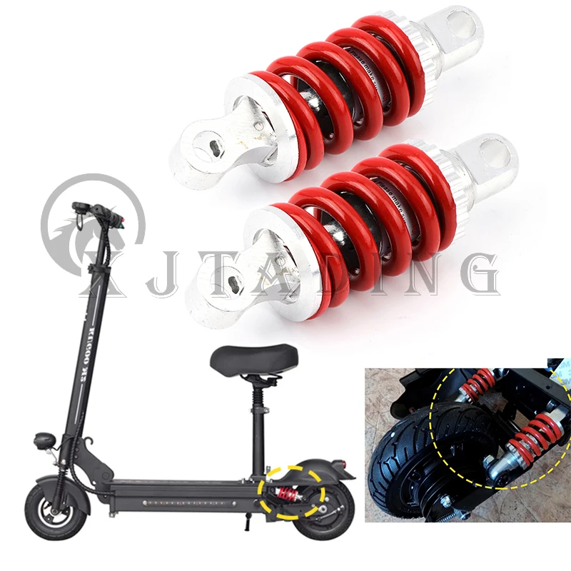 

1 pair 100mm aluminum alloy Rear shock absorber For 8 Inch 10 Inch Electric Scooter KUGOO M2 E100 E150 E200 ESpark Crazy Cart