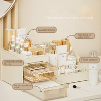 1PCS Cosmetic Organizer Desktop Organizer Shelf Dormitory Organizer Drawer Bedroom Cosmetic Organizer Cosmetic Display Case 2