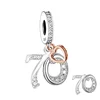 FC Jewelry Fit Original Charm Bracelet 925 Silver 13 16 18 21 30 40 50 70 80 Number Anniversary Bead For Making Women Berloque 6
