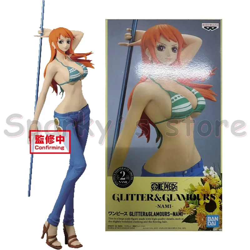 Bandai Original GLITTER&GLAMOURS ONE PIECE Anime Figure NAMI