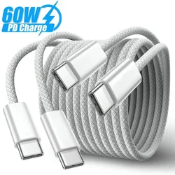 High - Power USB - C Fast Charging Cable with Enhanced Compatibility - 0.5m (CY124B - 60W - 2PACK)