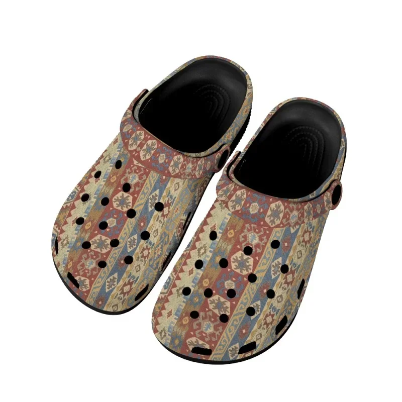 Vintage Tribal Pattern Summer Women's Soft Sole Slippers Comfortable Garden Shoes For Adults Outdoor Beach Sandals