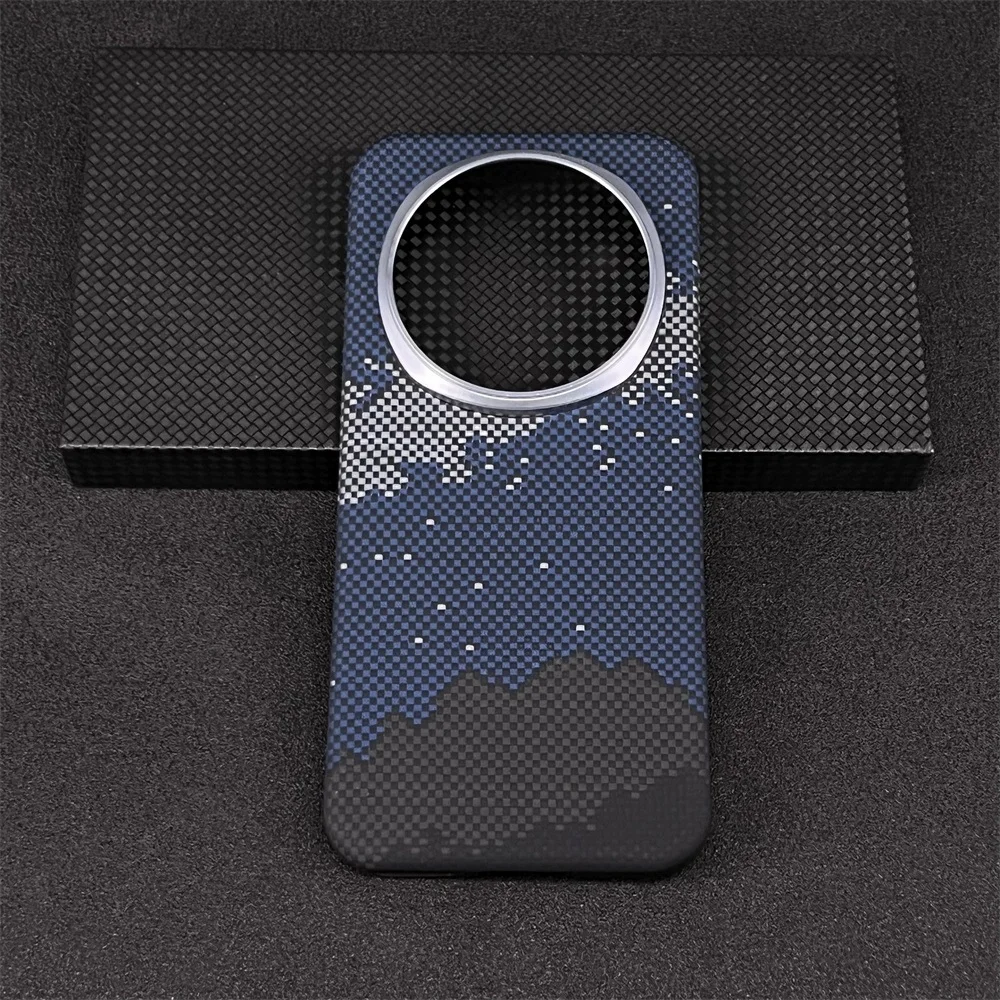 Magnetic Aramid Carbon Fiber Phone Case with MagSafe Compatibility