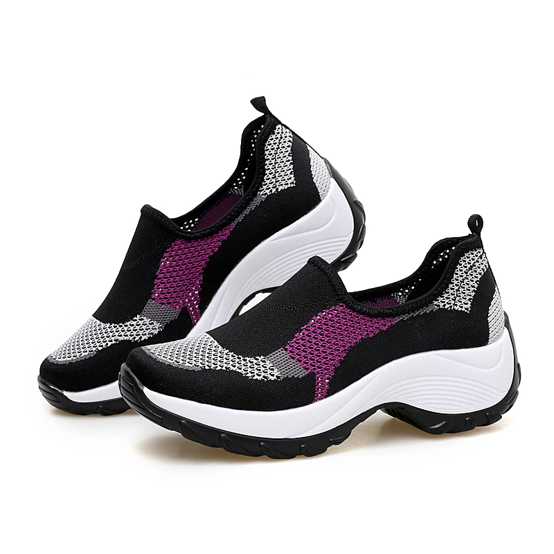 

New Women Sneakers Summer Fashion Walking Shoes Casual Outdoor Breathable Ladies Platform Non-Slip Trainers