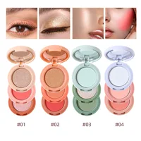 Triad Colors Sandwich Bento Palette Blush Highlighter Eyeshadow Pearlescent Matte Mini Portable Makeup Palette Cosmetics Makeups 1