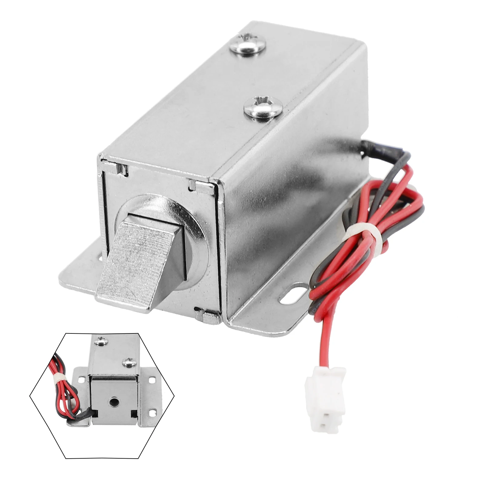 

New Practical Electric Lock 12V 0.6A DC Anti-prying Anti-vibration Cabinet Close The Door Drawer Up Intermittent
