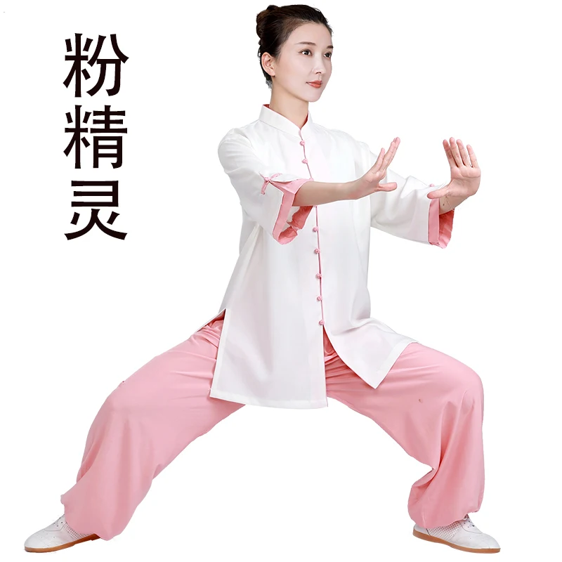 

Wudang Tai Chi женское платье в иностранном стиле высококачественное хлопковое льняное платье для тренировок tai chi одежда с коротким рукавом летняя тонкая