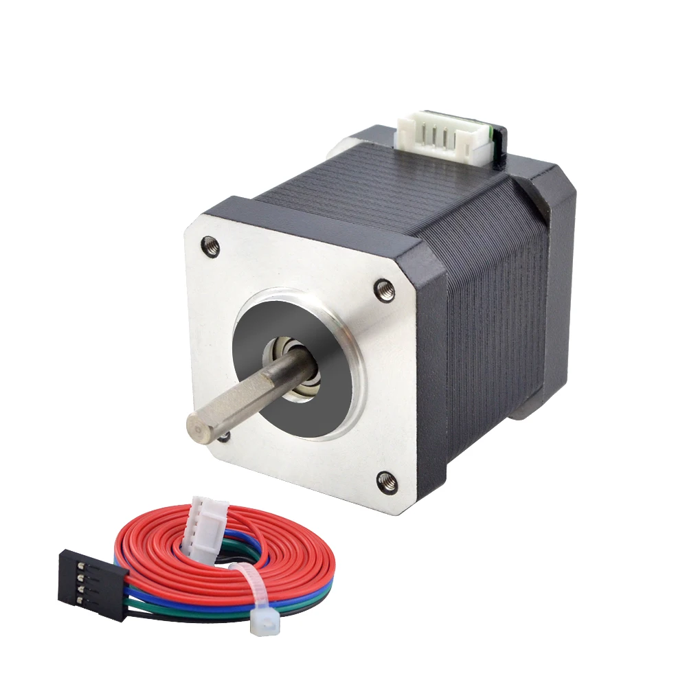 Stepperonline Nema 17 Stappenmotor Motor 48Mm 0.55N. M 2A Nema17 Stappenmotor Voor 3D Printer Cnc Graveren Freesmachine