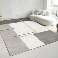 VIKAMA – tapis en flanelle moderne et léger, de luxe, pour salon, chambre à coucher, chevet, Simple, grand, antidérapant, lavable, décoration de maison 4