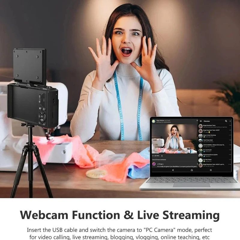 ApexTPHD 5K 레트로 디지털 카메라 75MP 사진 카메라 비디오 캠코더 브이로그 소녀 학생 성인 입문용 스크린 플립 카메라