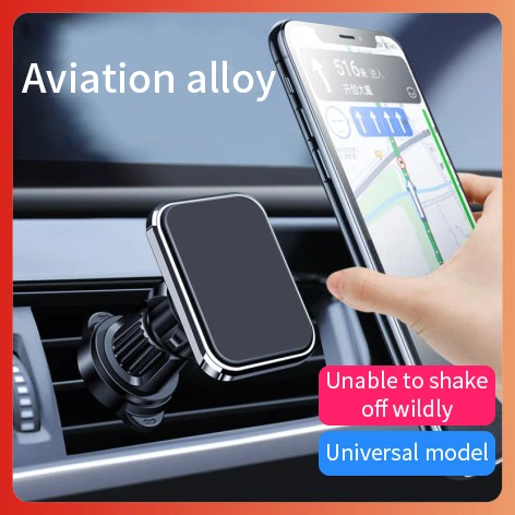 Soporte magnético Universal para teléfono móvil, Clip de ventilación de aire  de coche, rotación de 360 grados, imán fuerte, para IPhone y Xiaomi -  AliExpress