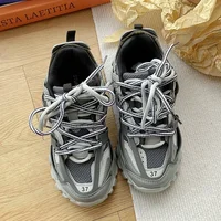 Baskets Design de marque pour hommes, nouvelles baskets épaisses pour hommes et femmes, chaussures de papa, tendance, pour filles et garçons, chaussures de sport décontractées 6