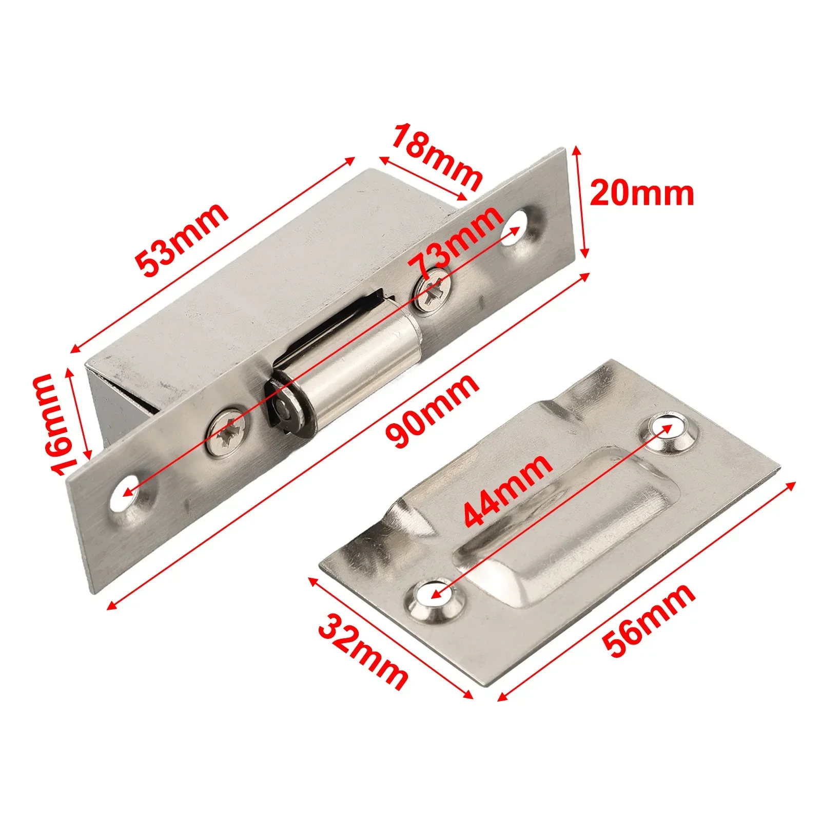 Cabinet Door Roller Catch Door Lock Accessories Bumper Roller Latch Heavy Duty Invisible KTV Positioning Bead Stopper magnetic cabinet catches door catches magnetic cabinet latches cabinet door latch door stops cabinet door stop