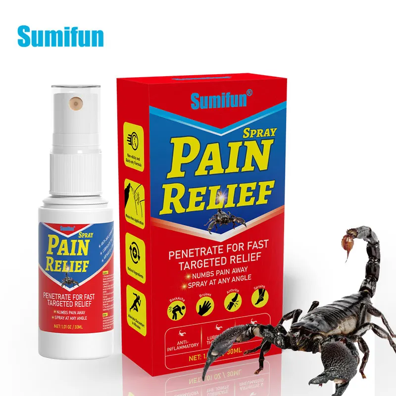 

30ml Sumifun Scorpion Venom Spray Arthritis Ache Pain Relief Analgesic Rheumatoid Muscle Joints Massage Medical Plaster