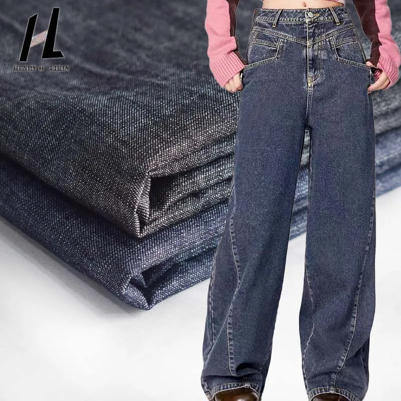 Stock Low Price 190GSM Plain Light Denim Fabric Per Meter and Cue Piece For Shirt Sewing Clothing Sofa Fabric