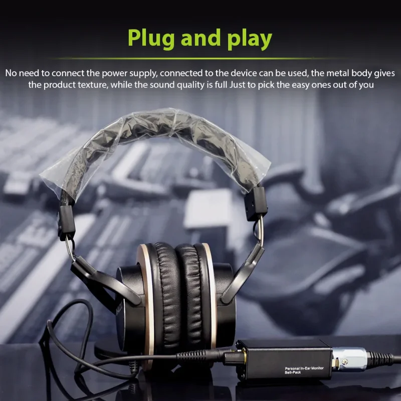 Factory portable Headphone amplifier Personal SOLO in Ear monitor Converter Keyboardist earphone AMP for Live Stage studio