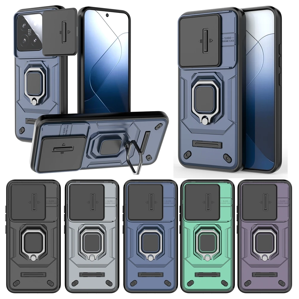 Coque Antichoc Noir Odeydo avec Protection Coulissante pour