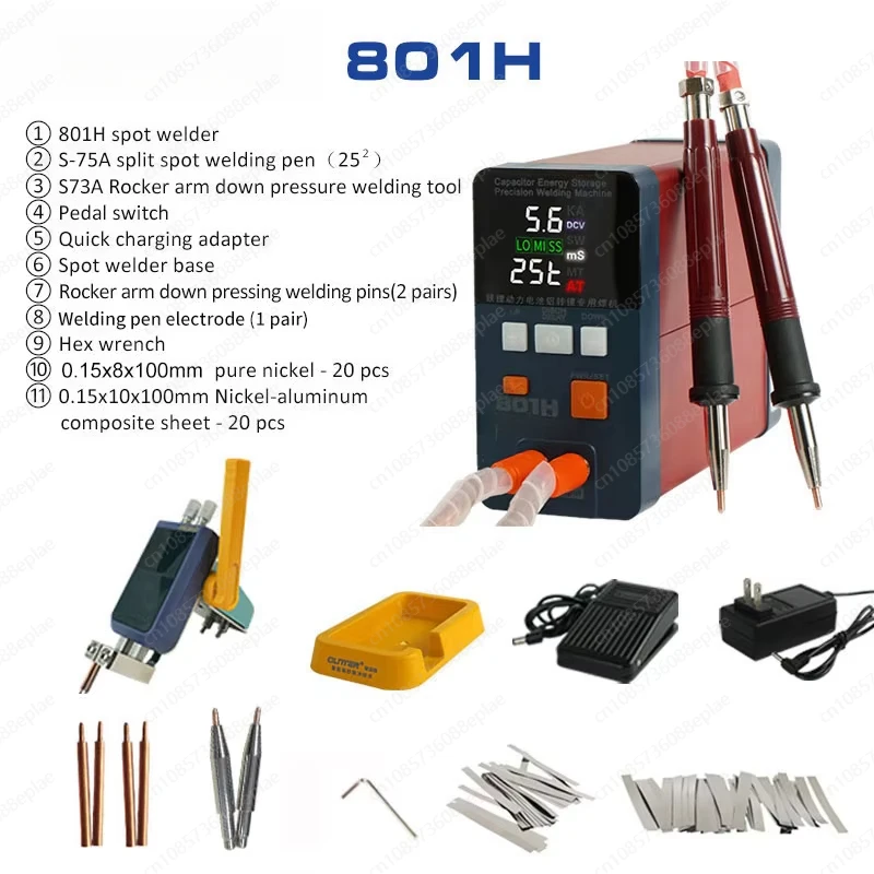 Spot Welder Sunkko 801H Glitter 19.8KW 3500a Spot Welder Welding Machine for Battery Pack
