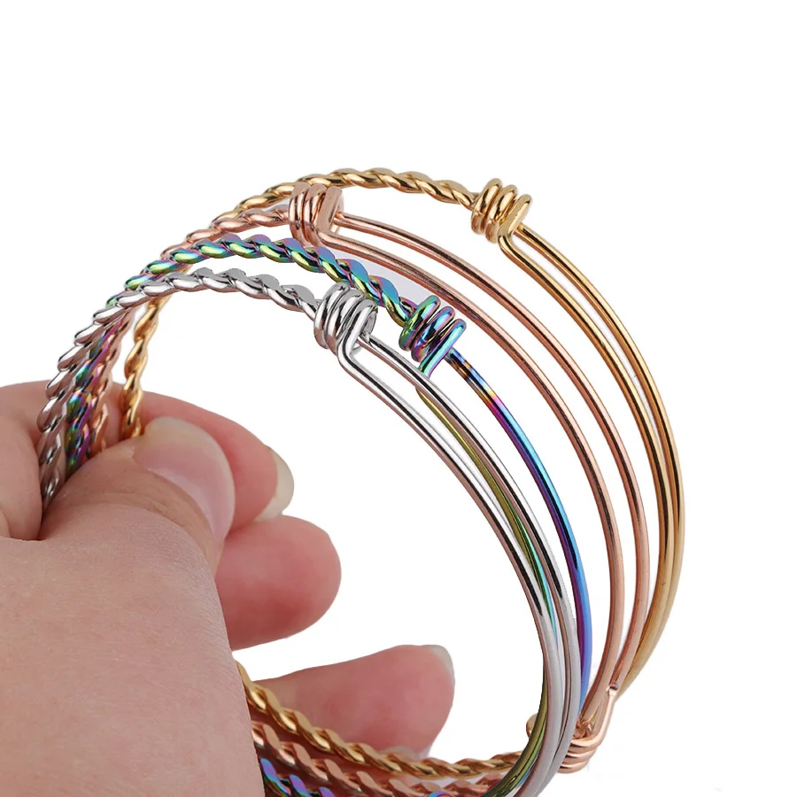 Girls Jewelry - 14K Yellow Gold Adjustable Bangle ID Bracelet (4 1/2-6 –  Loveivy.com