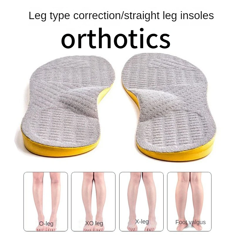 

New Arch Support Flat Foot Orthopedic Insoles for Shoes Women Men Children X/O Type Legs Valgus Feet Correction Sports Shoe Pads