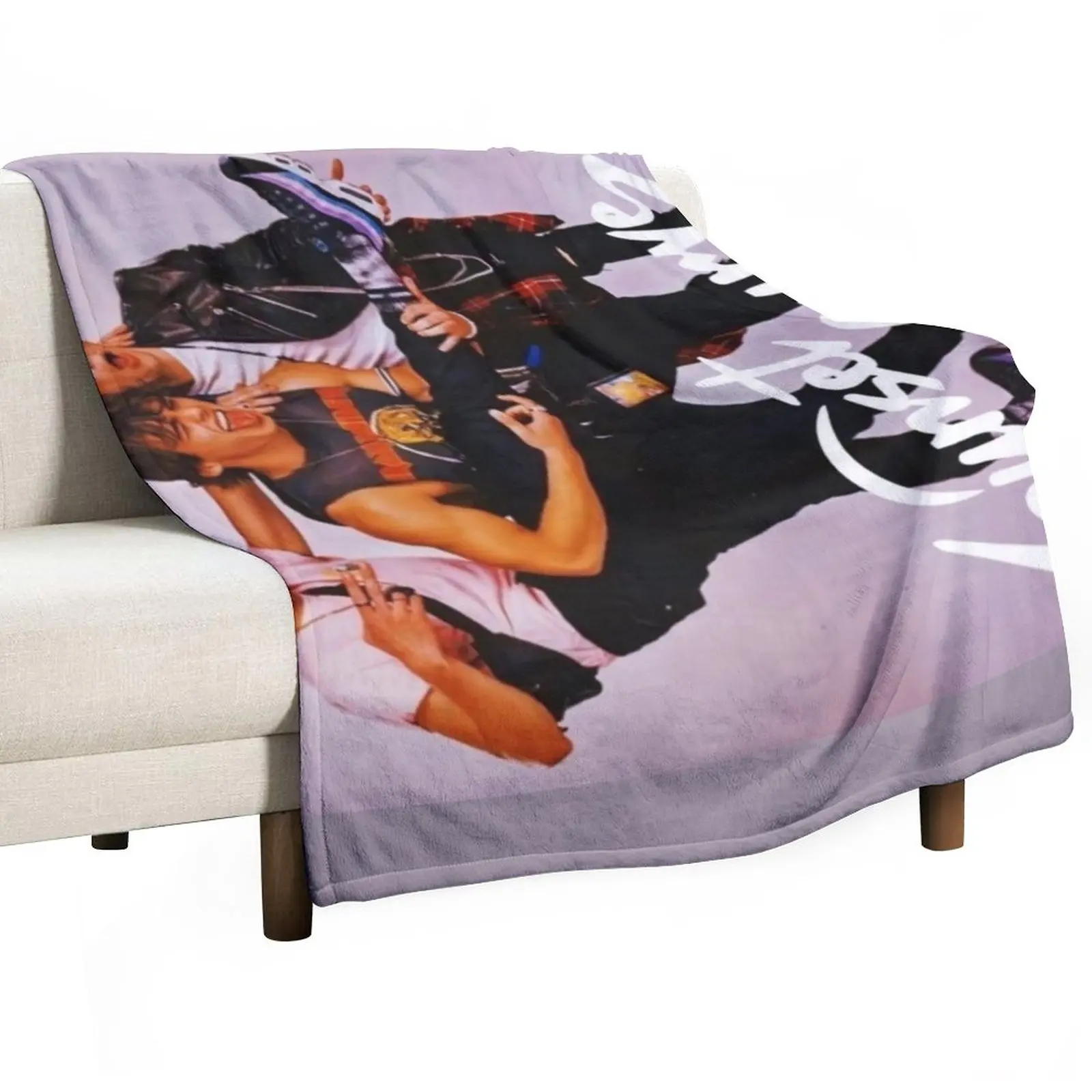 

Sunset Curveband poster Throw Blanket Dorm Room Essentials Sofa Blankets anime