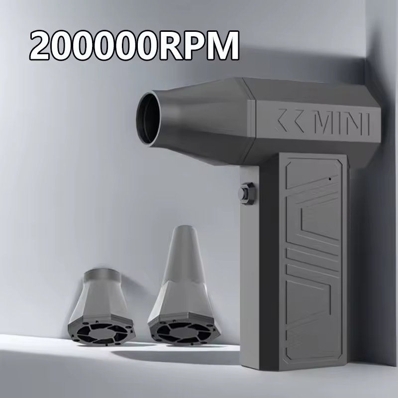 Violent Fan 200000RPM Powerful Air Blower Vacuum Dust Cleaner Type-C Charging Strong Winds 52m/s Brushless Turbo Jet Blower
