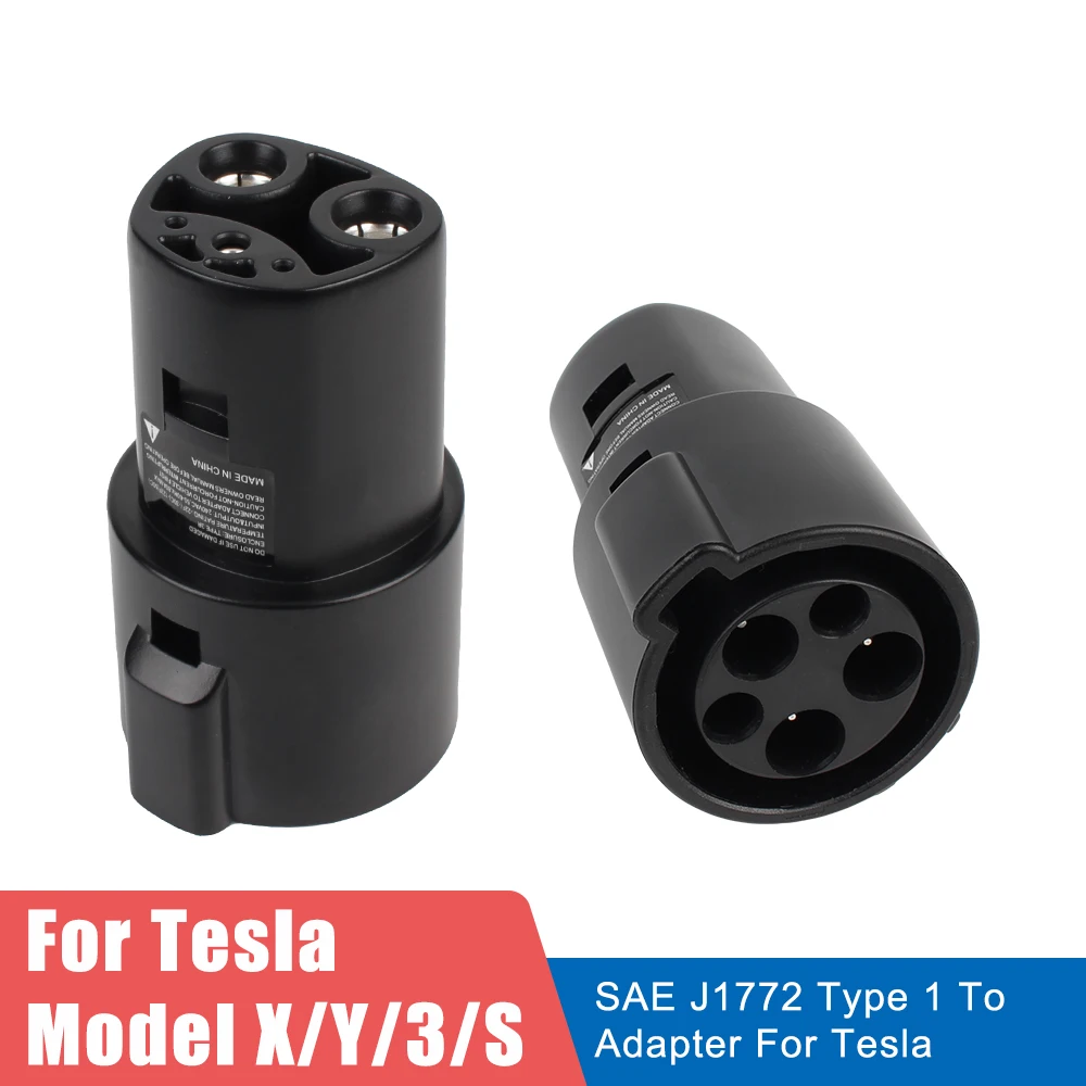 

Converter SAE J1772 Type 1 To Adapter For Tesla EVSE EV Charger Equipment Electric Car Charging Connector For Model 3 Y X S